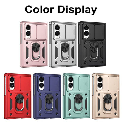 Sliding Camera Cover Design TPU+PC Phone Case - For Samsung Galaxy Z Fold8 / Fold7 / Fold6