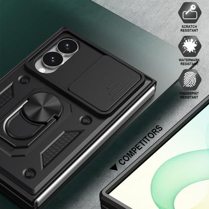 Sliding Camera Cover Design TPU+PC Phone Case - For Samsung Galaxy Z Fold8 / Fold7 / Fold6