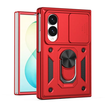 Sliding Camera Cover Design TPU+PC Phone Case - For Samsung Galaxy Z Fold8 / Fold7 / Fold6
