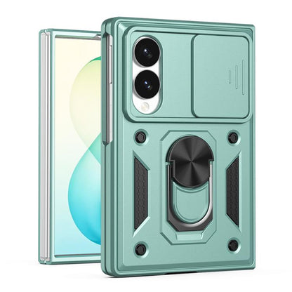 Sliding Camera Cover Design TPU+PC Phone Case - For Samsung Galaxy Z Fold8 / Fold7 / Fold6