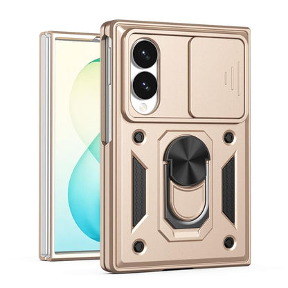 Sliding Camera Cover Design TPU+PC Phone Case - For Samsung Galaxy Z Fold8 / Fold7 / Fold6