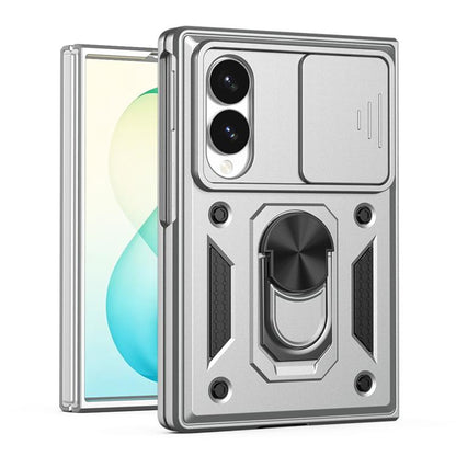 Sliding Camera Cover Design TPU+PC Phone Case - For Samsung Galaxy Z Fold8 / Fold7 / Fold6