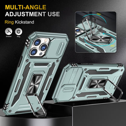Armor PC + TPU Camera Shield Phone Case - For iPhone 15 Pro / 15 Pro Max / 15 Plus