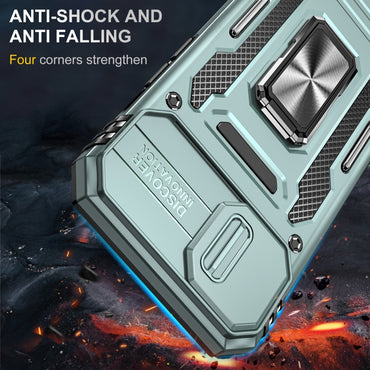 Armor PC + TPU Camera Shield Phone Case - For iPhone 15