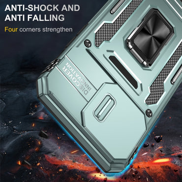 Armor PC + TPU Camera Shield Phone Case - For iPhone 16 Pro / 16 Plus / 16