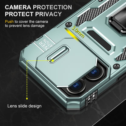 Armor PC + TPU Camera Shield Phone Case - For iPhone 16 Pro / 16 Plus / 16