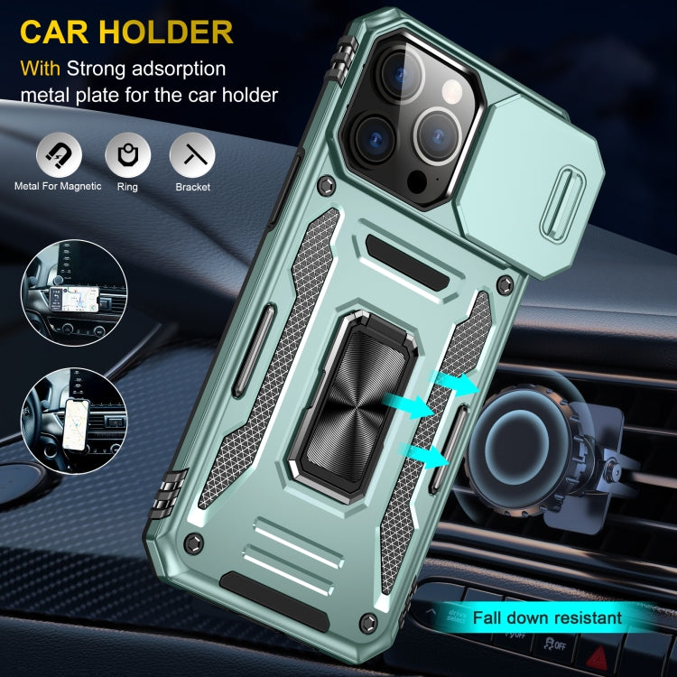 Armor PC + TPU Camera Shield Phone Case - For iPhone 16 Pro / 16 Plus / 16