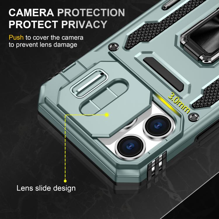 Armor PC + TPU Camera Shield Phone Case - For iPhone 17 Pro Max / 17 Pro / 17