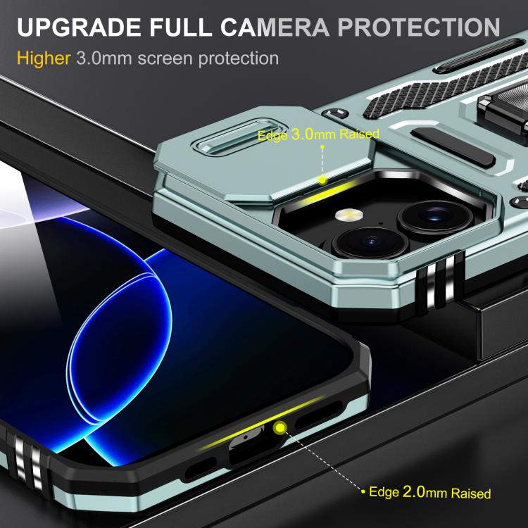 Armor PC + TPU Camera Shield Phone Case - For iPhone Air / 16e / 16 Pro Max