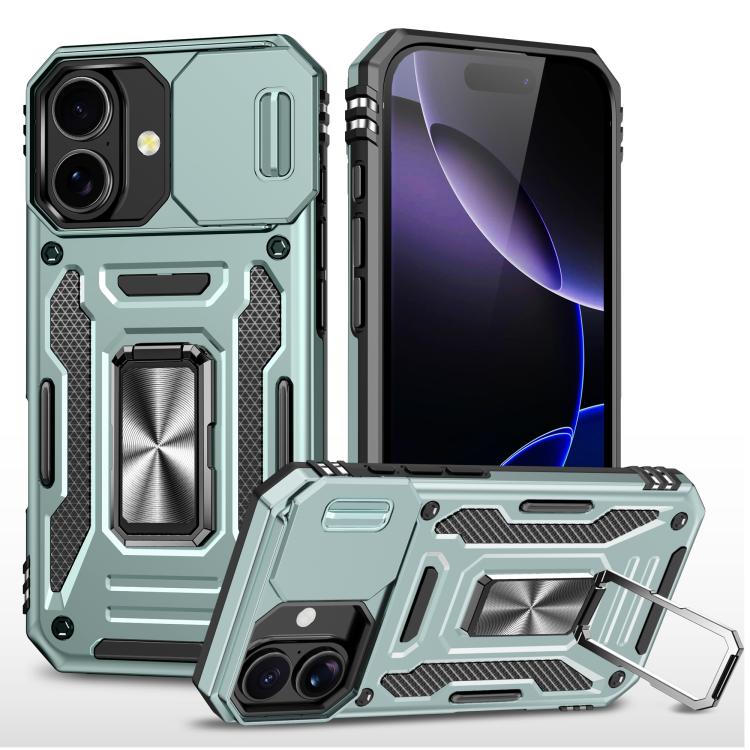 Armor PC + TPU Camera Shield Phone Case - For iPhone Air / 16e / 16 Pro Max
