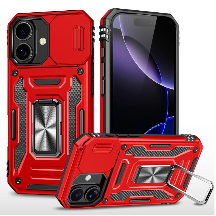 Armor PC + TPU Camera Shield Phone Case - For iPhone 17 Pro Max / 17 Pro / 17