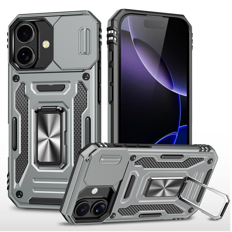 Armor PC + TPU Camera Shield Phone Case - For iPhone Air / 16e / 16 Pro Max