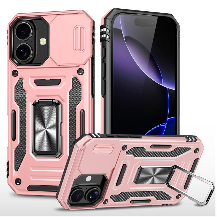 Armor PC + TPU Camera Shield Phone Case - For iPhone Air / 16e / 16 Pro Max