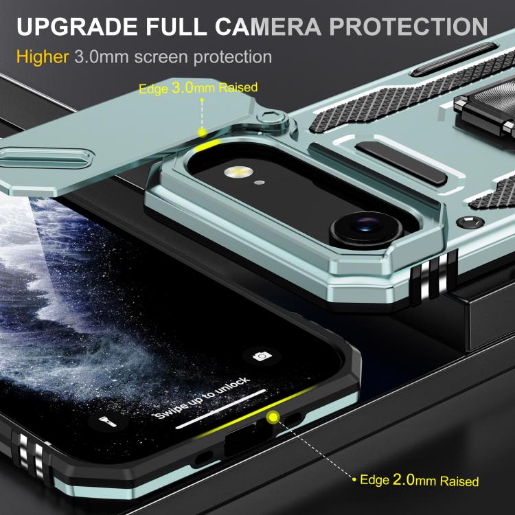 Armor PC + TPU Camera Shield Phone Case - For iPhone 17 Air / 16e / 16 Pro Max