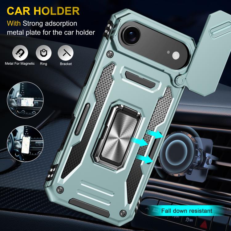 Armor PC + TPU Camera Shield Phone Case - For iPhone 17 Air / 16e / 16 Pro Max