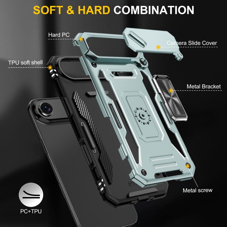 Armor PC + TPU Camera Shield Phone Case - For iPhone 17 Air / 16e / 16 Pro Max
