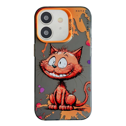 Animal Pattern Oil Painting Series PC + TPU Phone Case for iPhone 12 / 12 Pro / 12 Pro Max - Mos Accessories