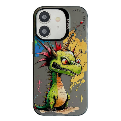 Animal Pattern Oil Painting Series PC + TPU Phone Case for iPhone 11 (Dragon) - Mos Accessories