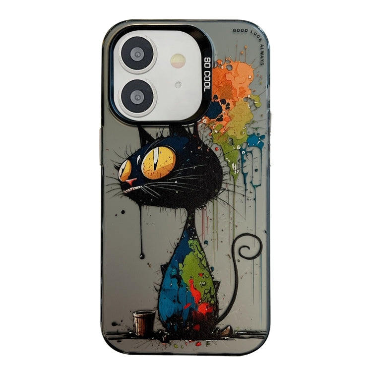 Animal Pattern Oil Painting Series PC + TPU Phone Case for iPhone 12 / 12 Pro / 12 Pro Max - Mos Accessories