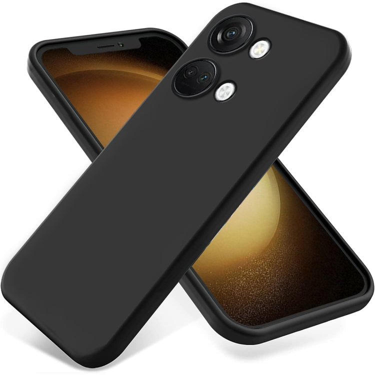 Pure Colour Liquid Silicone Shockproof Phone Case - For OnePlus 12R / 12 / Ace 3 / Nord 3 / Ace 2V / Nord CE 3 / Nord N300