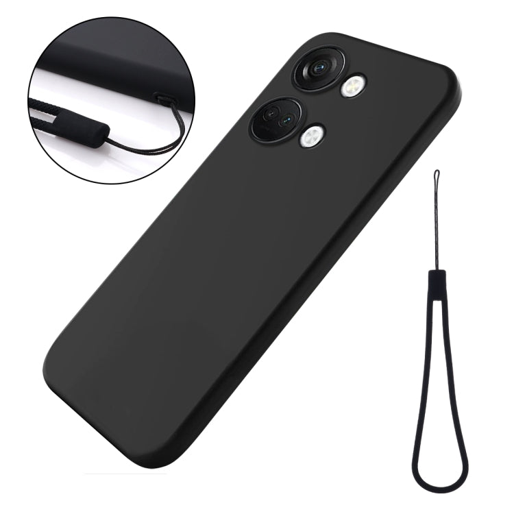 Solid Colour Liquid Silicone Phone Case - For OnePlus Nord CE 3 / Nord N300
