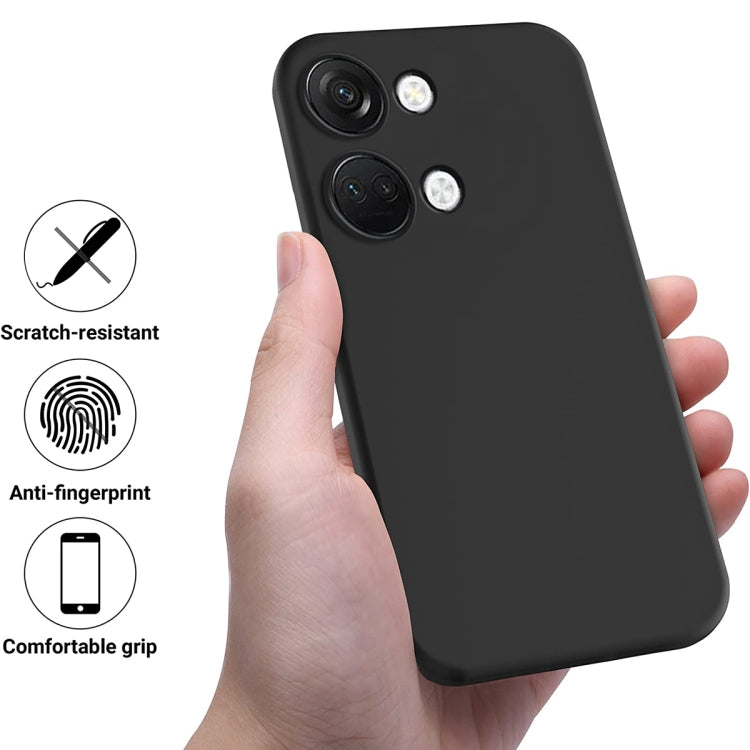 Solid Colour Liquid Silicone Phone Case - For OnePlus Nord CE 3 / Nord N300
