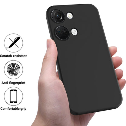 Solid Colour Liquid Silicone Phone Case - For OnePlus Nord CE 3 / Nord N300