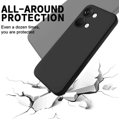 Solid Colour Liquid Silicone Phone Case - For OnePlus Nord CE 3 / Nord N300