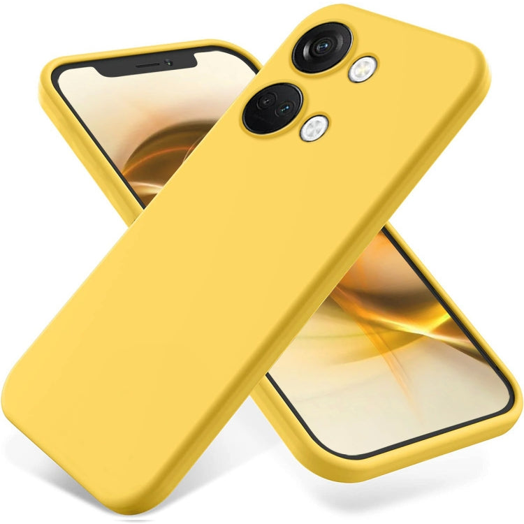 Solid Colour Liquid Silicone Phone Case - For OnePlus Nord CE 3 / Nord N300