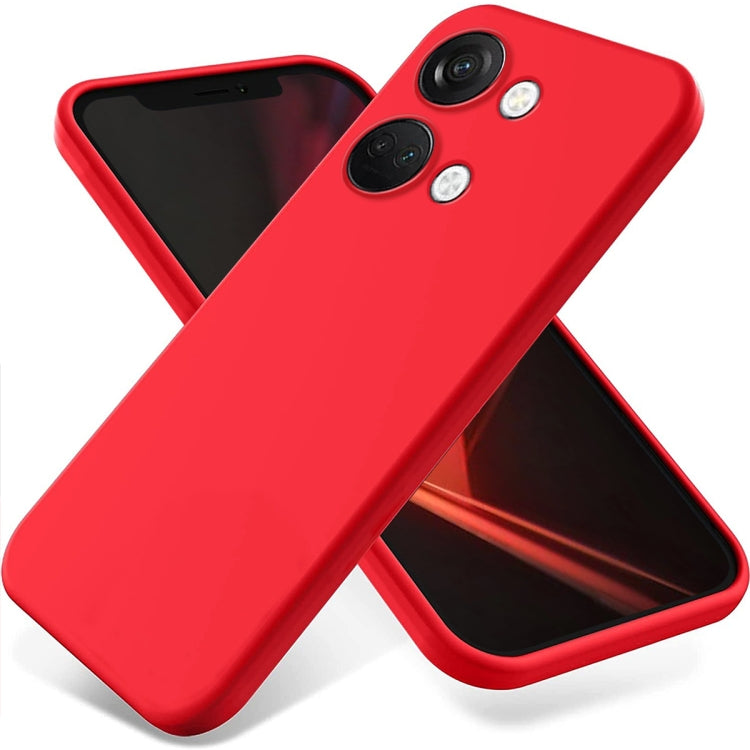 Pure Colour Liquid Silicone Shockproof Phone Case - For OnePlus 12R / 12 / Ace 3 / Nord 3 / Ace 2V / Nord CE 3 / Nord N300