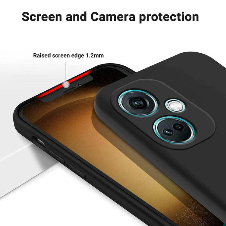 Pure Colour Liquid Silicone Shockproof Phone Case - For OnePlus Nord CE 3 / Nord N300