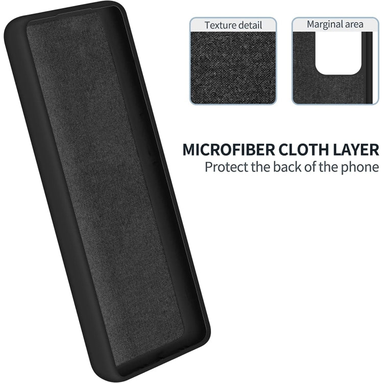 Pure Colour Liquid Silicone Shockproof Phone Case - For OnePlus Nord CE 3 / Nord N300