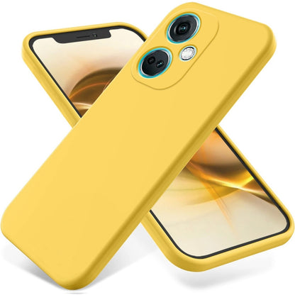 Pure Colour Liquid Silicone Shockproof Phone Case - For OnePlus Nord CE3 / Nord N300
