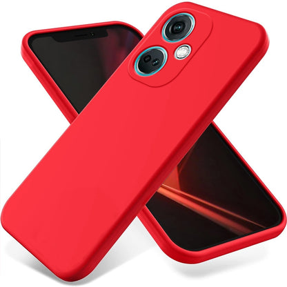 Pure Colour Liquid Silicone Shockproof Phone Case - For OnePlus Nord CE3 / Nord N300