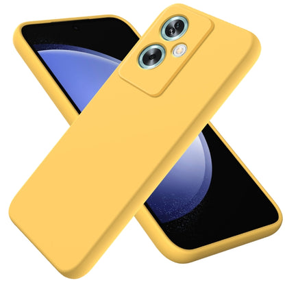 Pure Colour Liquid Silicone Shockproof Phone Case - For OnePlus Nord CE3 / Nord N300