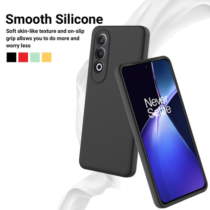 Pure Colour Liquid Silicone Shockproof Phone Case - For OnePlus Nord CE 3 / Nord N300
