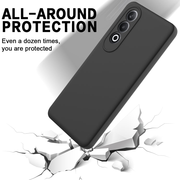 Pure Colour Liquid Silicone Shockproof Phone Case - For OnePlus Nord CE 3 / Nord N300