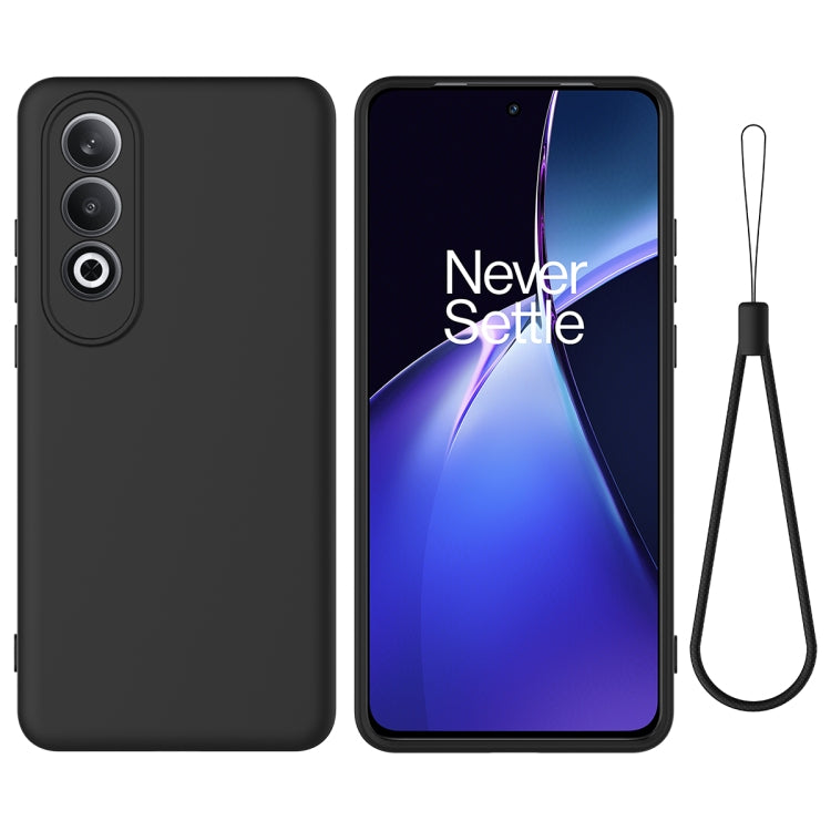 Pure Colour Liquid Silicone Shockproof Phone Case - For OnePlus Nord CE3 / Nord N300