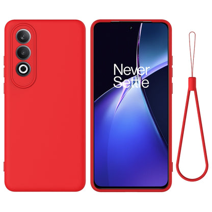 Pure Colour Liquid Silicone Shockproof Phone Case - For OnePlus Nord CE3 / Nord N300