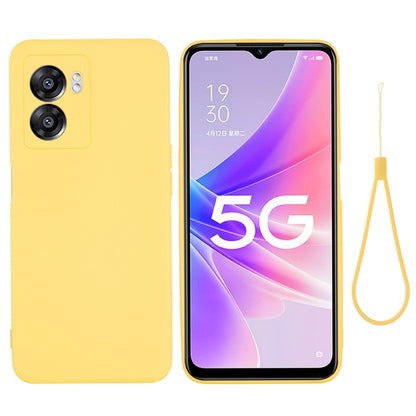 Pure Colour Liquid Silicone Shockproof Phone Case - For OnePlus Nord CE3 / Nord N300