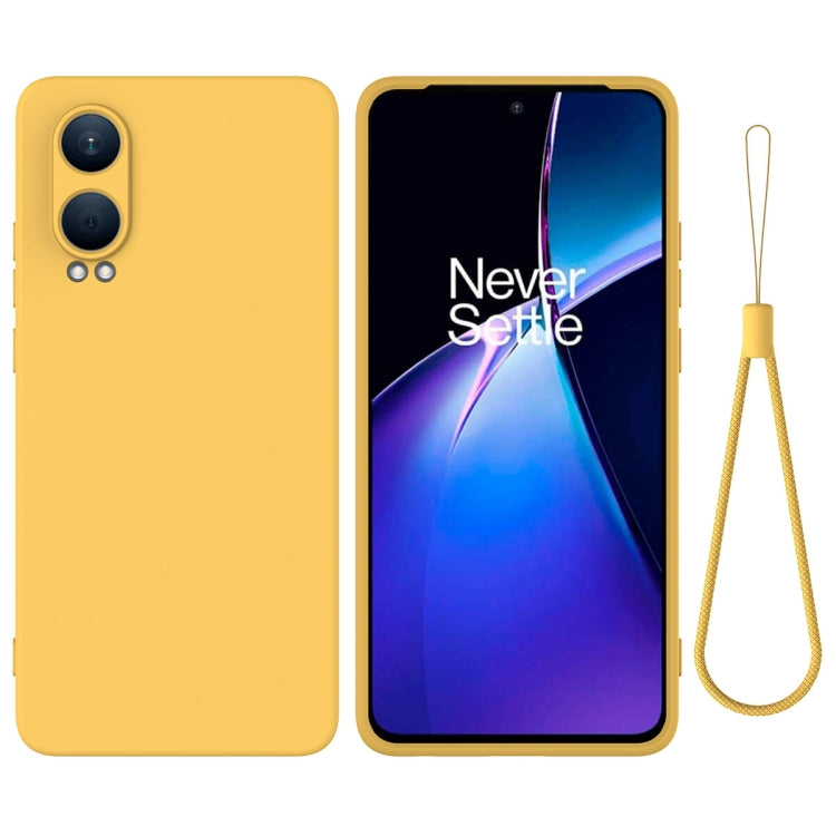 Pure Colour Liquid Silicone Shockproof Phone Case - For OnePlus Nord CE3 / Nord N300