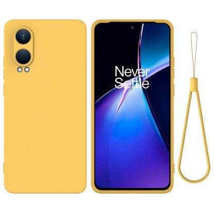 Pure Colour Liquid Silicone Shockproof Phone Case - For OnePlus Nord CE3 / Nord N300