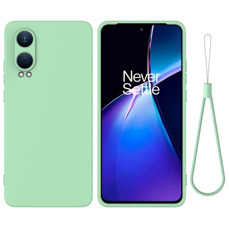 Pure Colour Liquid Silicone Shockproof Phone Case - For OnePlus Nord CE3 / Nord N300