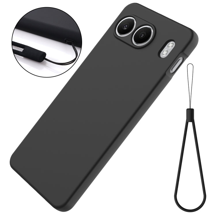 Pure Colour Liquid Silicone Shockproof Phone Case - For OnePlus Nord CE 3 / Nord N300