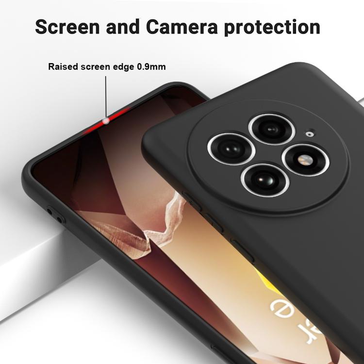 Pure Colour Liquid Silicone Shockproof Phone Case - For OnePlus Nord CE 3 / Nord N300