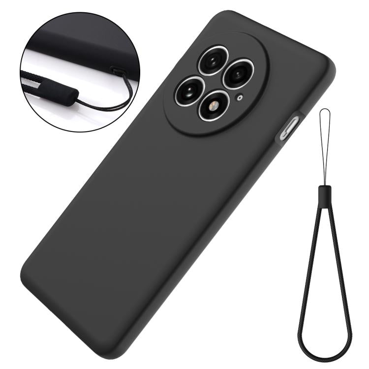 Pure Colour Liquid Silicone Shockproof Phone Case - For OnePlus Nord CE 3 / Nord N300