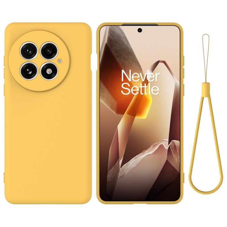 Pure Colour Liquid Silicone Shockproof Phone Case - For OnePlus Nord CE 3 / Nord N300