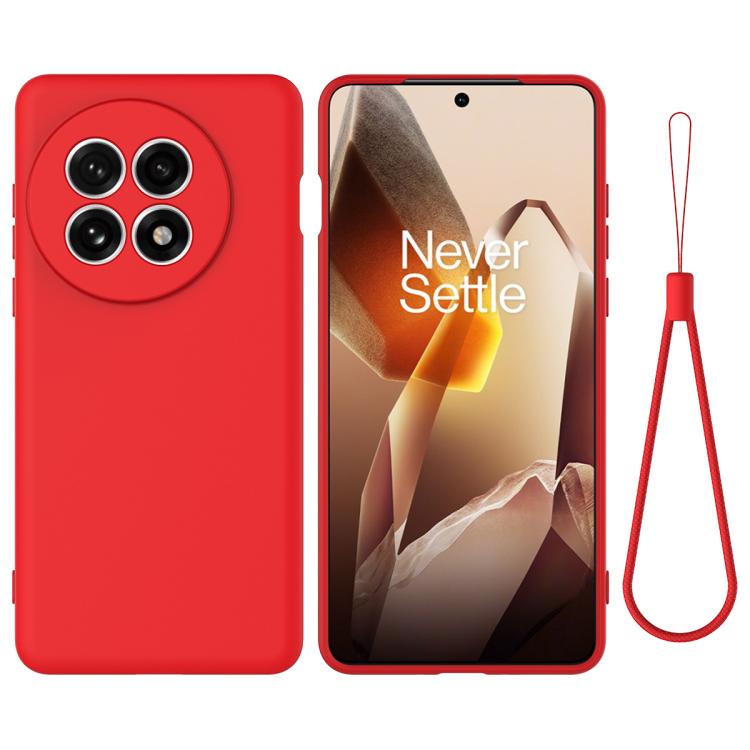 Pure Colour Liquid Silicone Shockproof Phone Case - For OnePlus 13R / 13 / Ace 5 / 5 Pro / Nord 4 / Nord CE4 Lite / Nord CE4 / Nord N30 SE