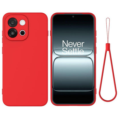 Pure Colour Liquid Silicone Shockproof Phone Case - For OnePlus Nord CE 3 / Nord N300