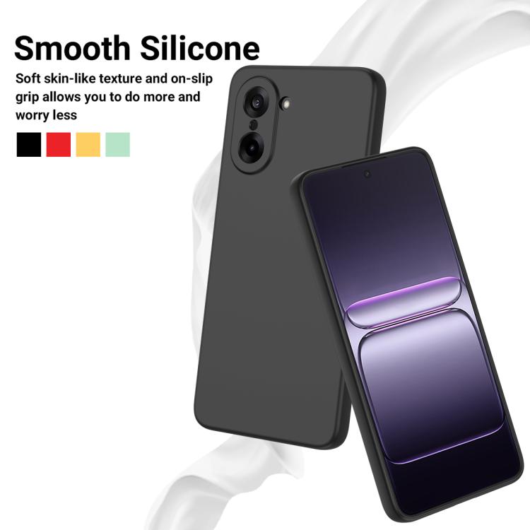 Pure Colour Liquid Silicone Shockproof Phone Case - For OnePlus Nord CE 3 / Nord N300